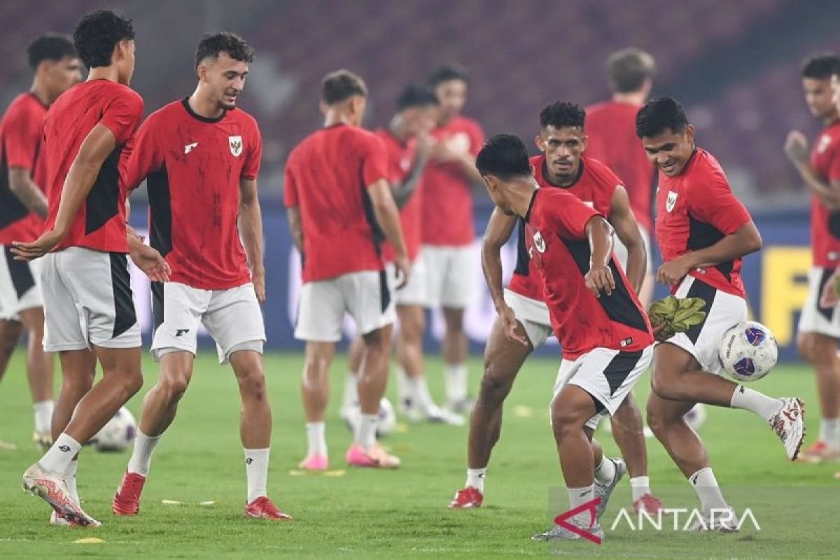 Susunan Pemain Indonesia: Kambuaya, Egy, dan Yakob Memulai Pertandingan Melawan China